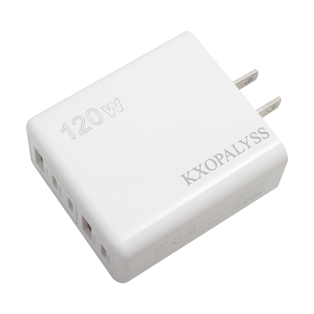 KXOPALYSS 120W PD USB C Charger, Electrical Adapters with Multi-Port, High-Speed Charging Station for Office & Daily Use, Supports PD3.0 QC3.0