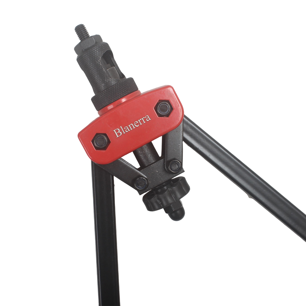 Blanerra Versatile Duty Rivet Guns Kit with 6 Interchangeable Mandrels, Wrench, and Sturdy Carrying Case – Professional Hand Riveter for Home Improvement, Workshop & Crafting