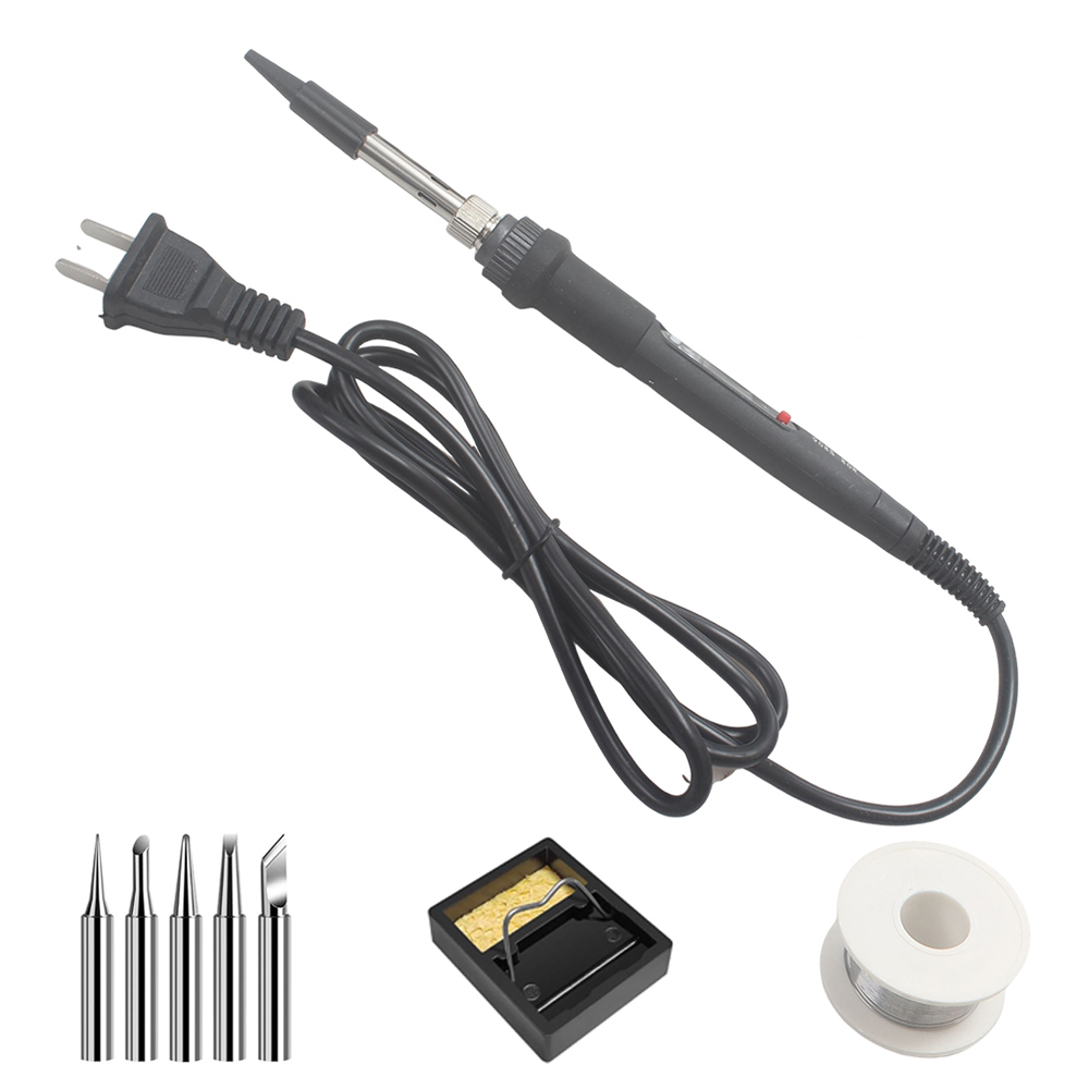 Blanerra 908S 80W 110V Electric Soldering Irons with Adjustable Temperature Digital Display,5PCS Tips, Solder Wire, Stand - Quick Heating Solder Gun Kit for Electronics DIY and Circuit Board Repair
