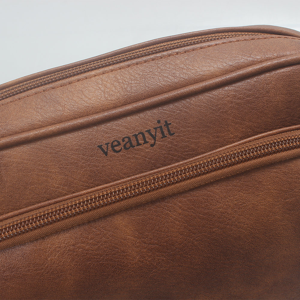 Veanyit Women's PU Leather Crossbody bags with Adjustable Wide Decorative Guitar Strap – Casual Vintage Style Shoulder Purse for Daily Use & Shopping