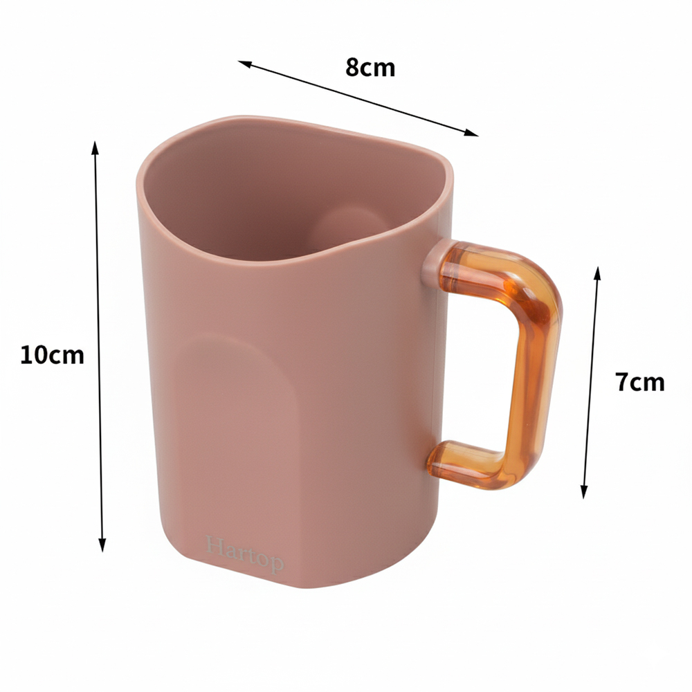 Hartop Multi-purpose Plastic Drinking Cups,Portable Rinse Cups - Lightweight & Unbreakable Cups for Bathroom, Home, Kitchen, and Travel