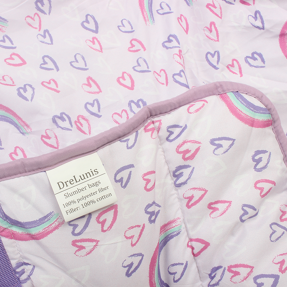 DreLunis Children's Portable Slumber Bag for Naps & Play | Lightweight Sleeping Mat with Carrying Handle | Perfect for School & Home