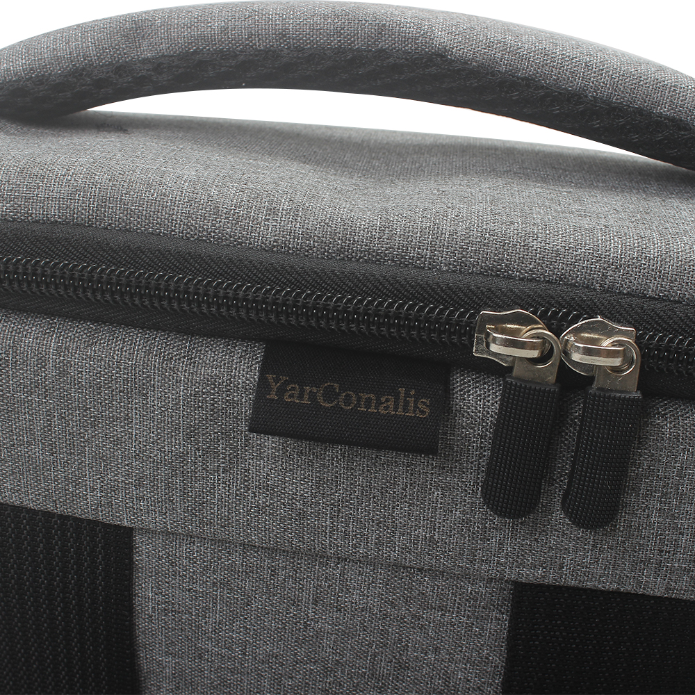 YarConalis Durable DSLR Camera Shoulder Bag with Adjustable Dividers - Travel Case for Cameras & Photographic Equipment, Lenses, Flashes & Accessories