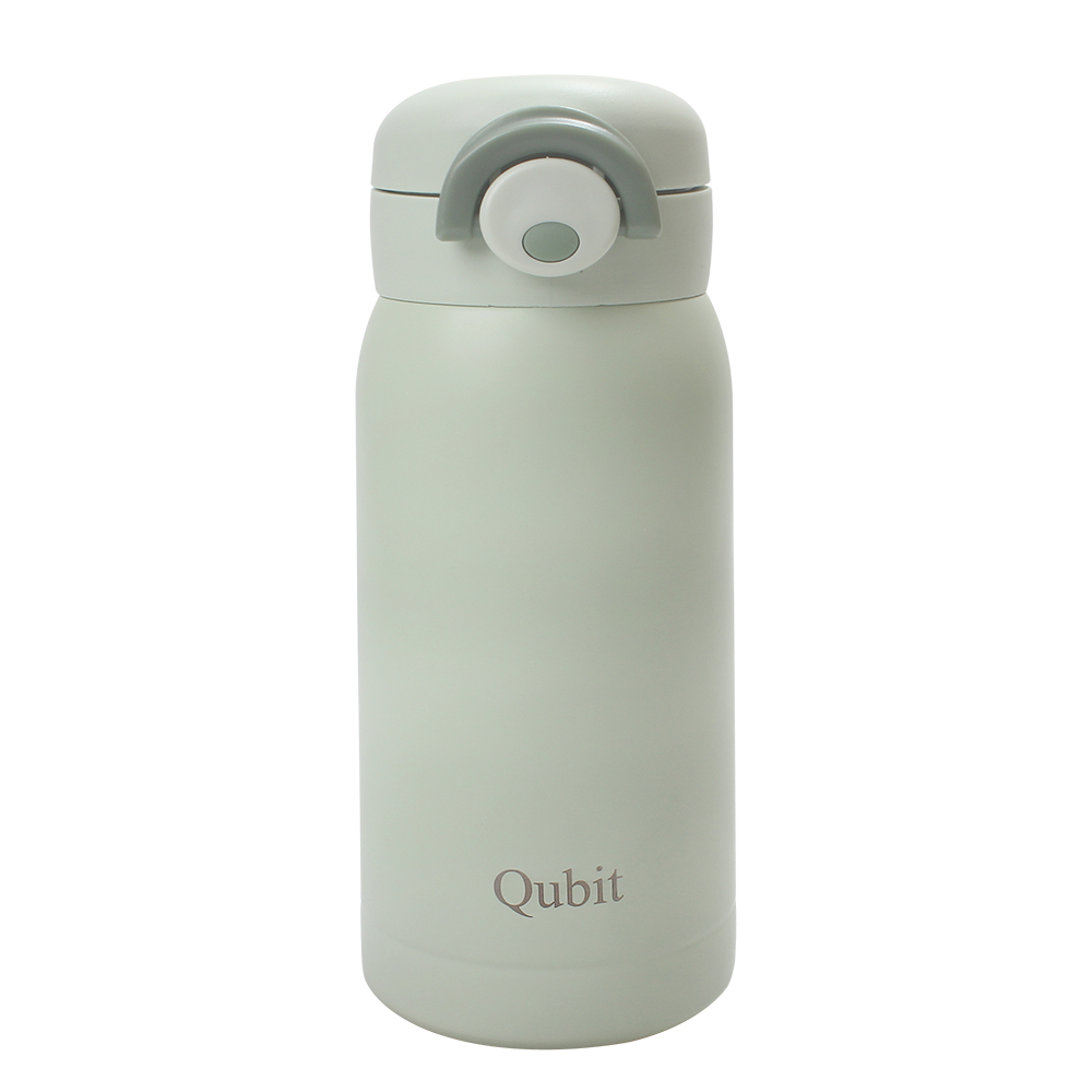 Qubit Portable 12 oz Vacuum Insulated Mugs for Kids & Adults - Leak Proof Stainless Steel Thermos for Coffee, Tea & Water