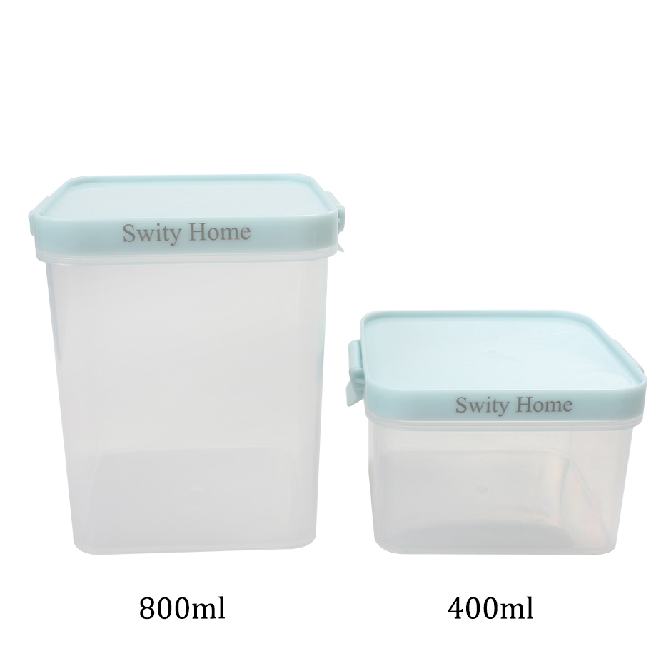 Swity Home 2-Piece Multi-Size Canister Set - Durable Containers for household or kitchen use, Keeps Food Fresh, Perfect for Snacks, Pasta, Baking Supplies, and Fridge Storage