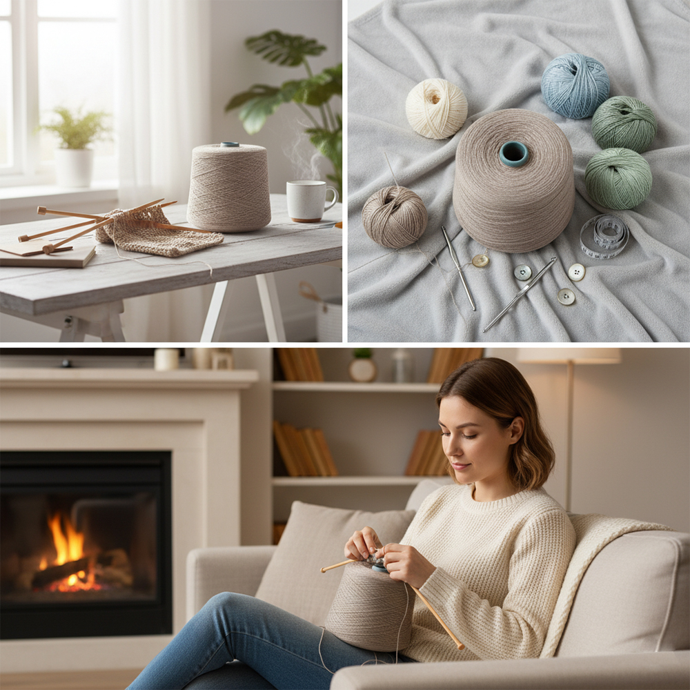 FILI RARI Premium Cashmere Yarns for Knitting & Crochet - Super Soft & Skin-Friendly for Sweaters, Scarves, and DIY