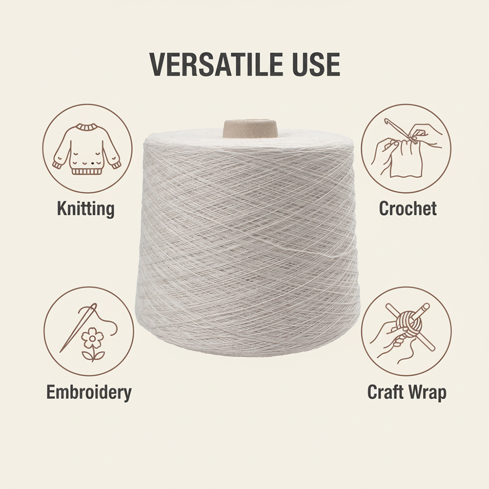 FILI RARI Premium Eco-Friendly Weaving Yarn for Knitting & Crocheting - Soft & Durable Craft Thread for DIY, Sweaters & Blankets, 1.07KG
