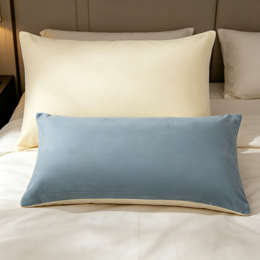 Philo Fun Premium Milk flannel 20x30 inch Pillowcases with Zipper Closure - Ultra Soft Plush Pillow Covers for All Seasons Bedding