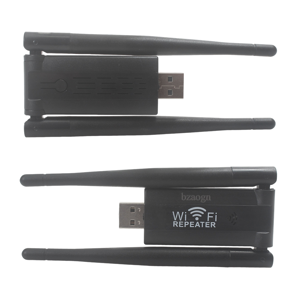 bzaogn USB WiFi Repeater - Wireless Network Repeaters for Laptops & PCs, 300Mbps Computer Hardware Signal Booster for Home and Office
