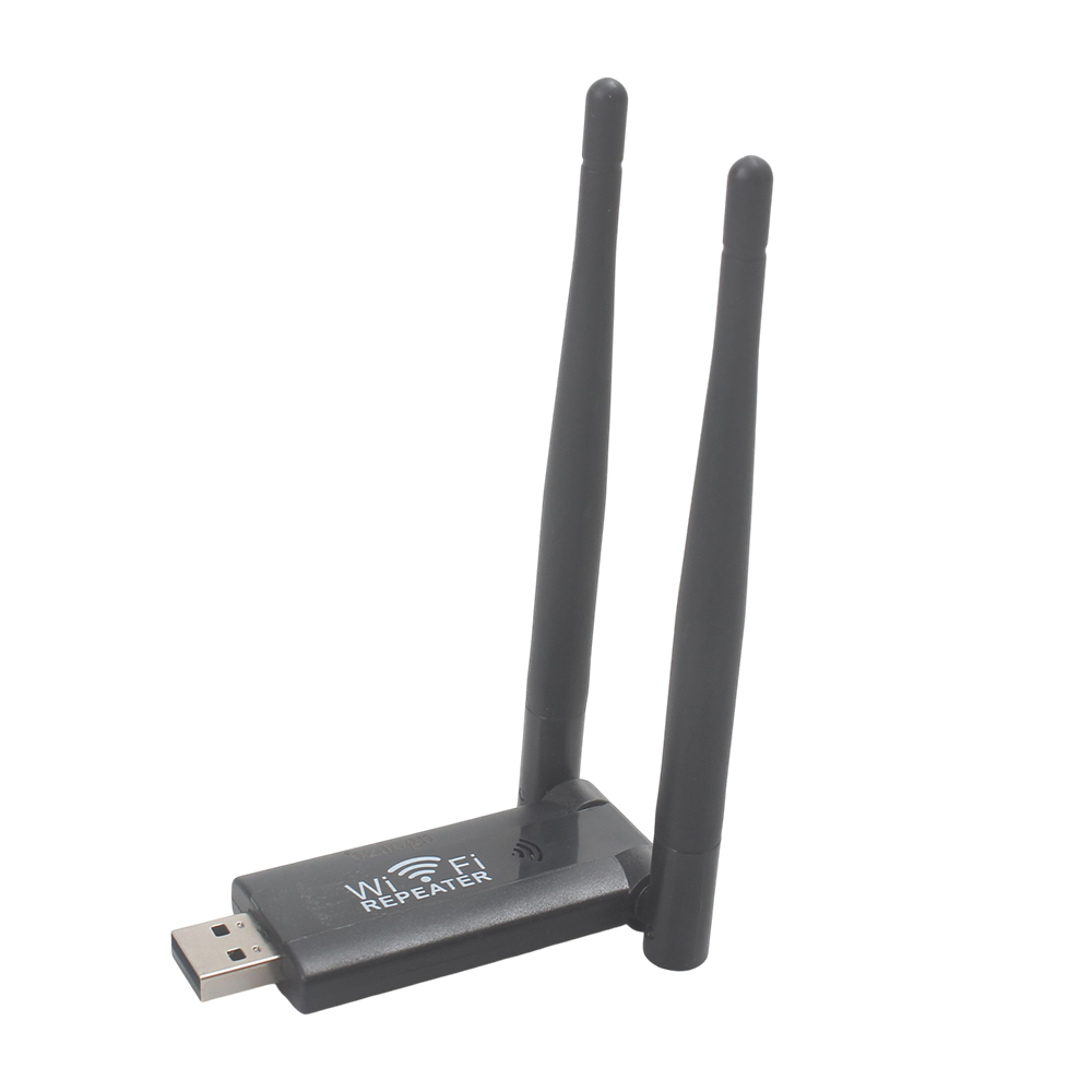 bzaogn USB WiFi Repeater - Wireless Network Repeaters for Laptops & PCs, 300Mbps Computer Hardware Signal Booster for Home and Office