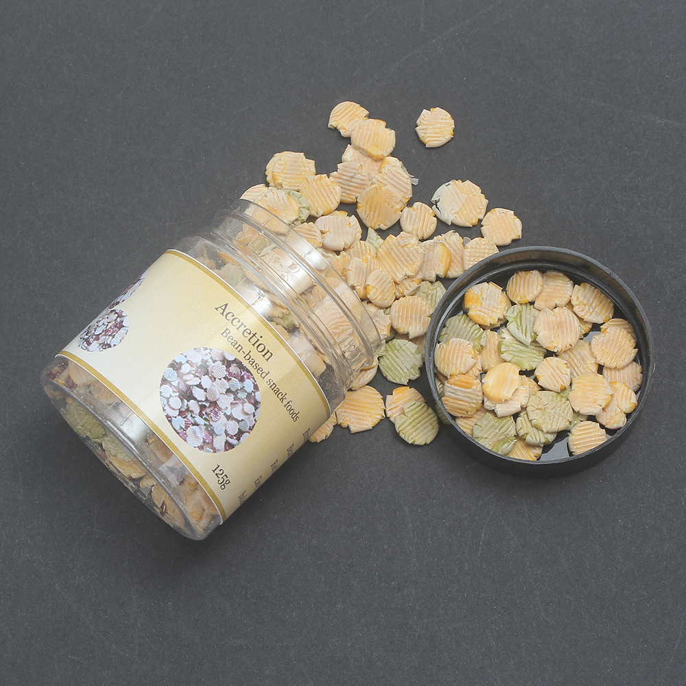 Accretion Healthy Bean-based Snack Foods - Crunchy Mung Soy and Red Bean Crisps for Office Snacking and Afternoon Tea,125g