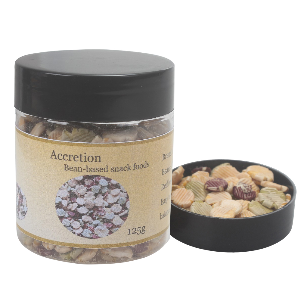 Accretion Healthy Bean-based Snack Foods - Crunchy Mung Soy and Red Bean Crisps for Office Snacking and Afternoon Tea,125g