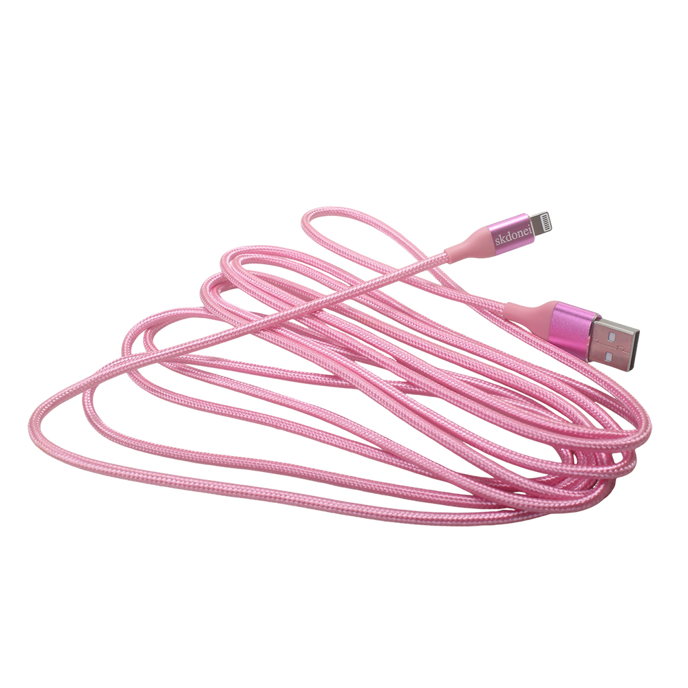 Skdonei 6FT USB Cables for Cellphones, Lightning Cable for iPhone, Durable Braided Charging Cord for Daily, Travel & Office Use