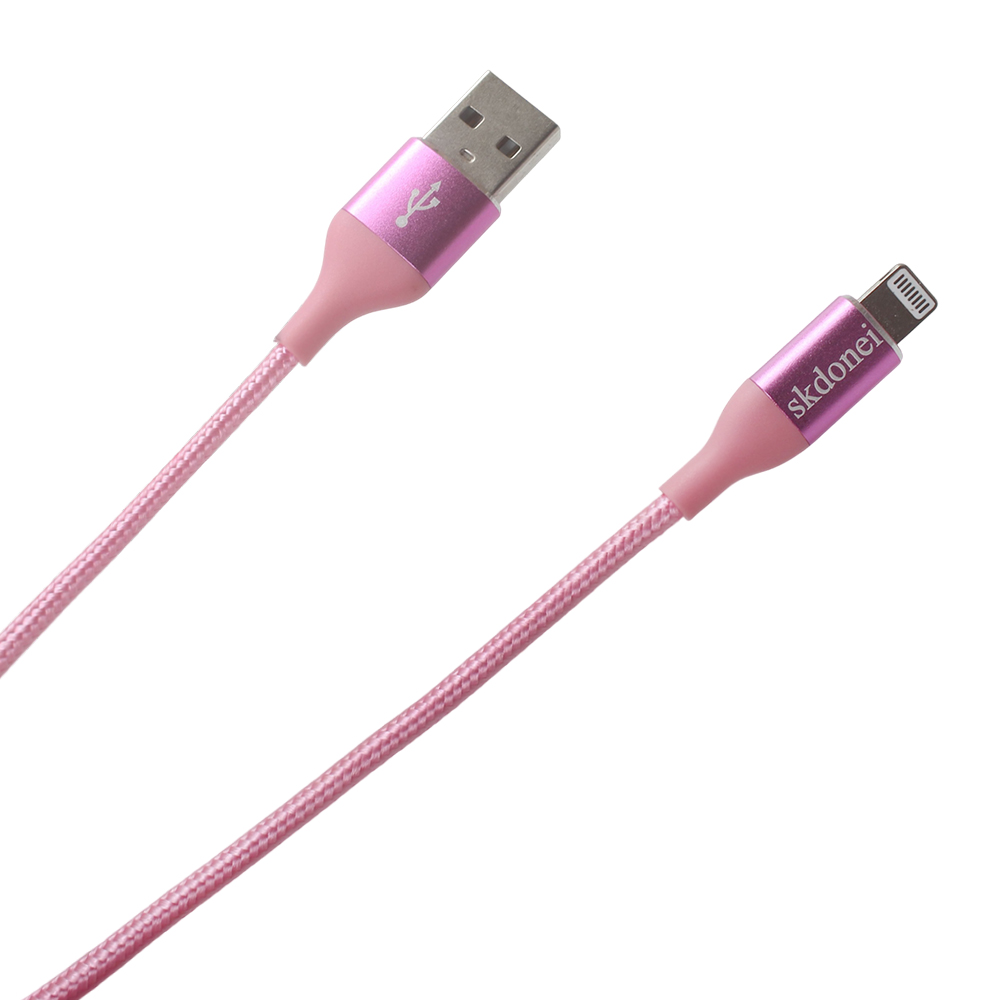 Skdonei 6FT USB Cables for Cellphones, Lightning Cable for iPhone, Durable Braided Charging Cord for Daily, Travel & Office Use