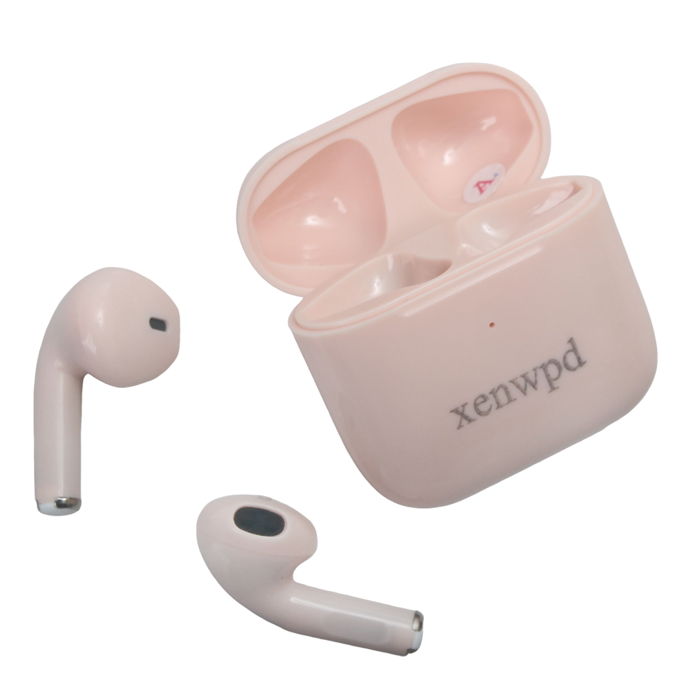 xenwpd Wireless Bluetooth Earphones, Bluetooth 5.3 Noise Reduction Earbuds for Daily Commute & Leisure Use (Pink)