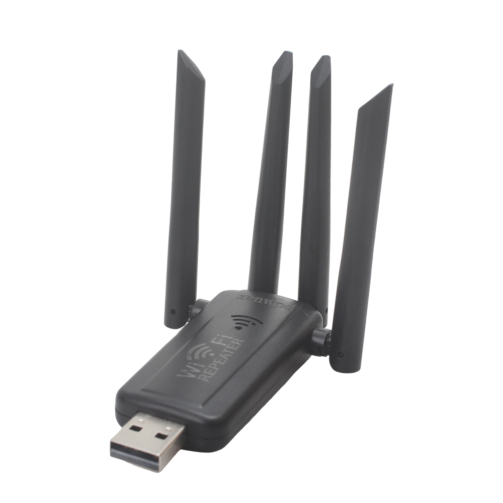 Xenwpd Computer hardware-wireless network repeaters, 300Mbps 4 Antennas USB WiFi Extender, Plug-and-Play for Home, Office and Travel Xenwpd Computer hardware-wireless network repeaters, 300Mbps 4 Antennas USB WiFi Extender, Plug-and-Play for Home, Office and Travel