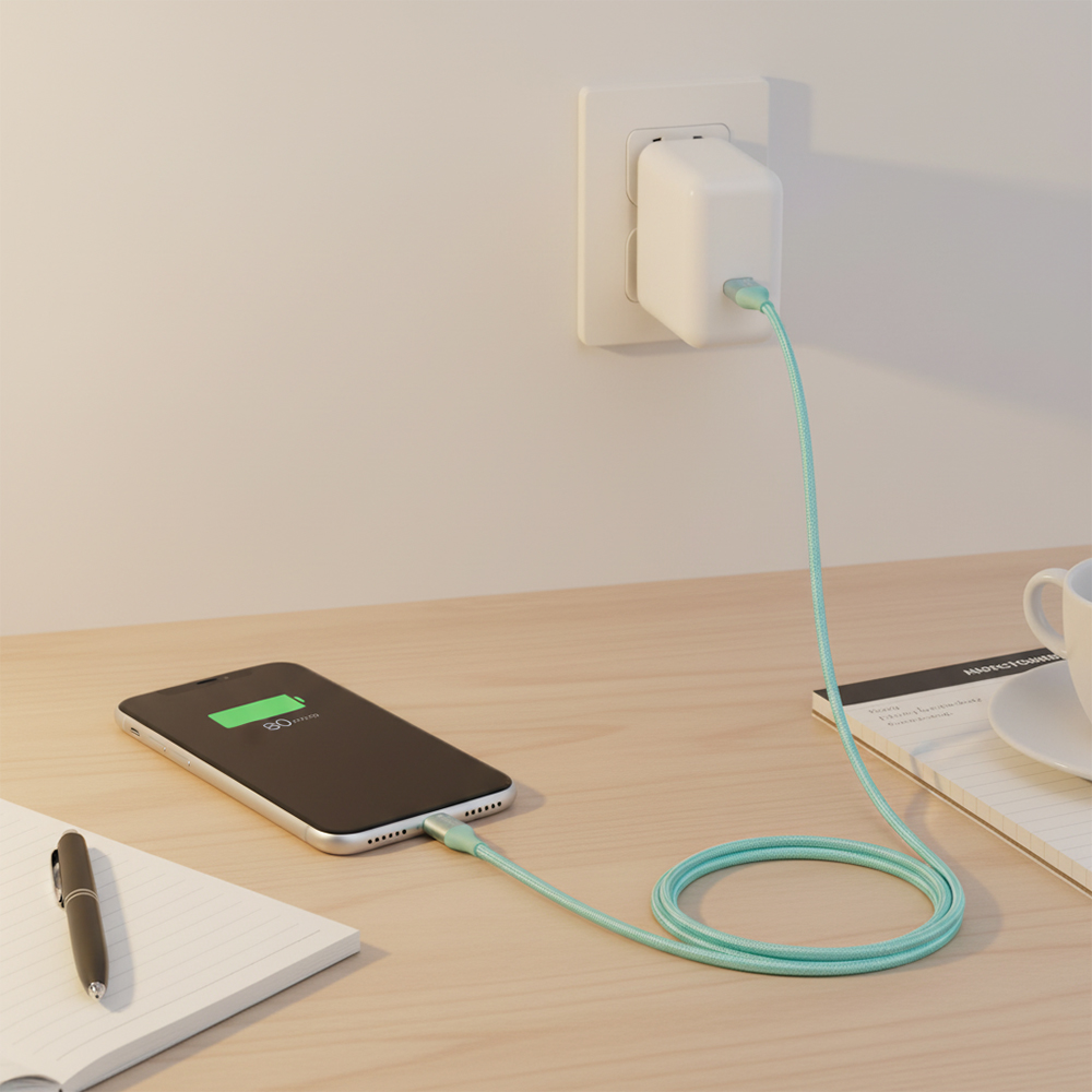 Tudrtch USB Cables for Cellphones, 6FT Durable Nylon Braided Fast Charging Cord for iPhone 14 13 12 11 Pro Max/XS/XR/X, Perfect for Home and Office Use