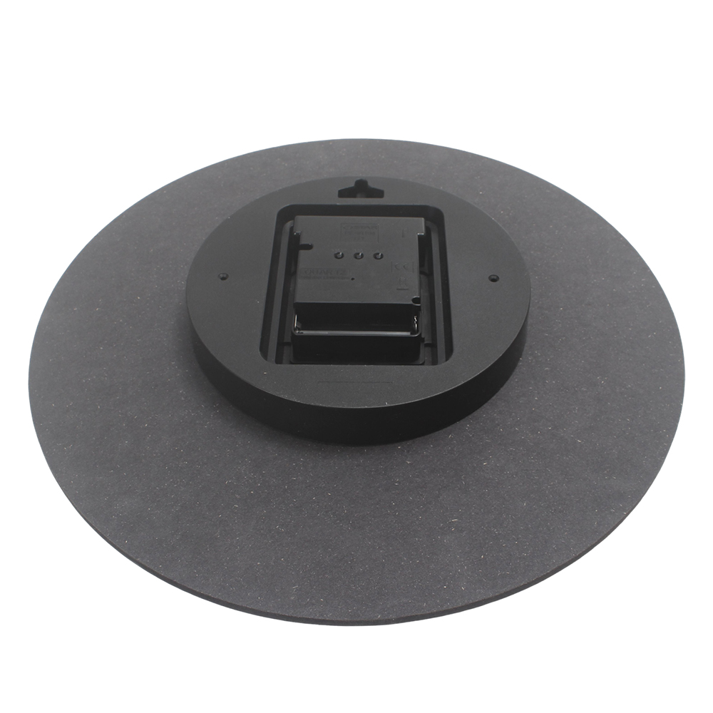 ACCSHINE 12 Inch Silent Wall Clock, Minimalist Frameless Design, Battery Operated, Suitable for Bedroom/Kitchen/Bathroom/Office