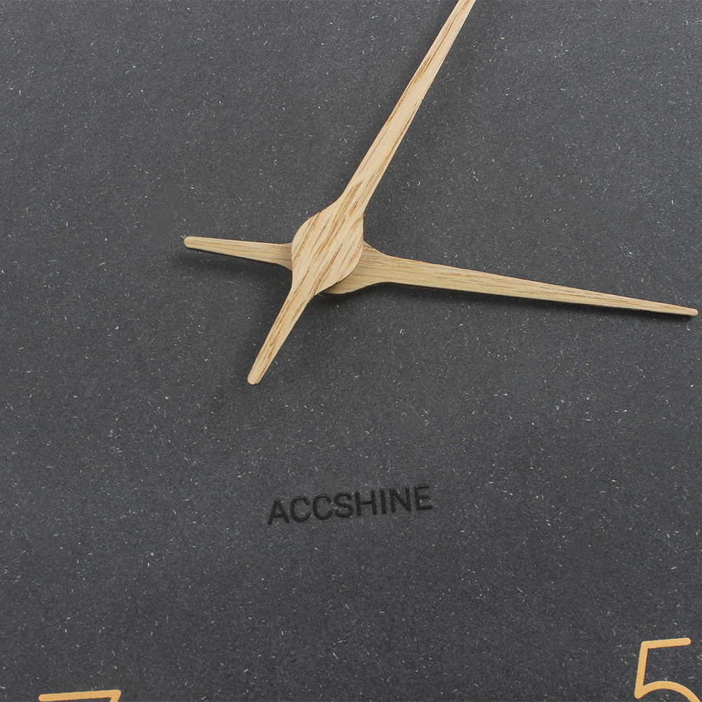 ACCSHINE 12 Inch Silent Wall Clock, Minimalist Frameless Design, Battery Operated, Suitable for Bedroom/Kitchen/Bathroom/Office