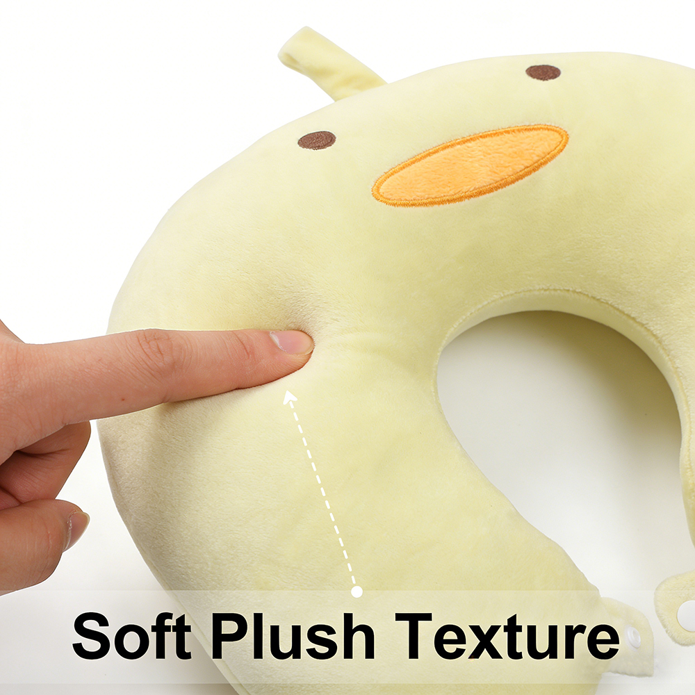 Forlovv Soft & Comfortable Cute Plush U-shaped Pillows - Neck Pillow for Travel, Office, Car & Home Relaxation