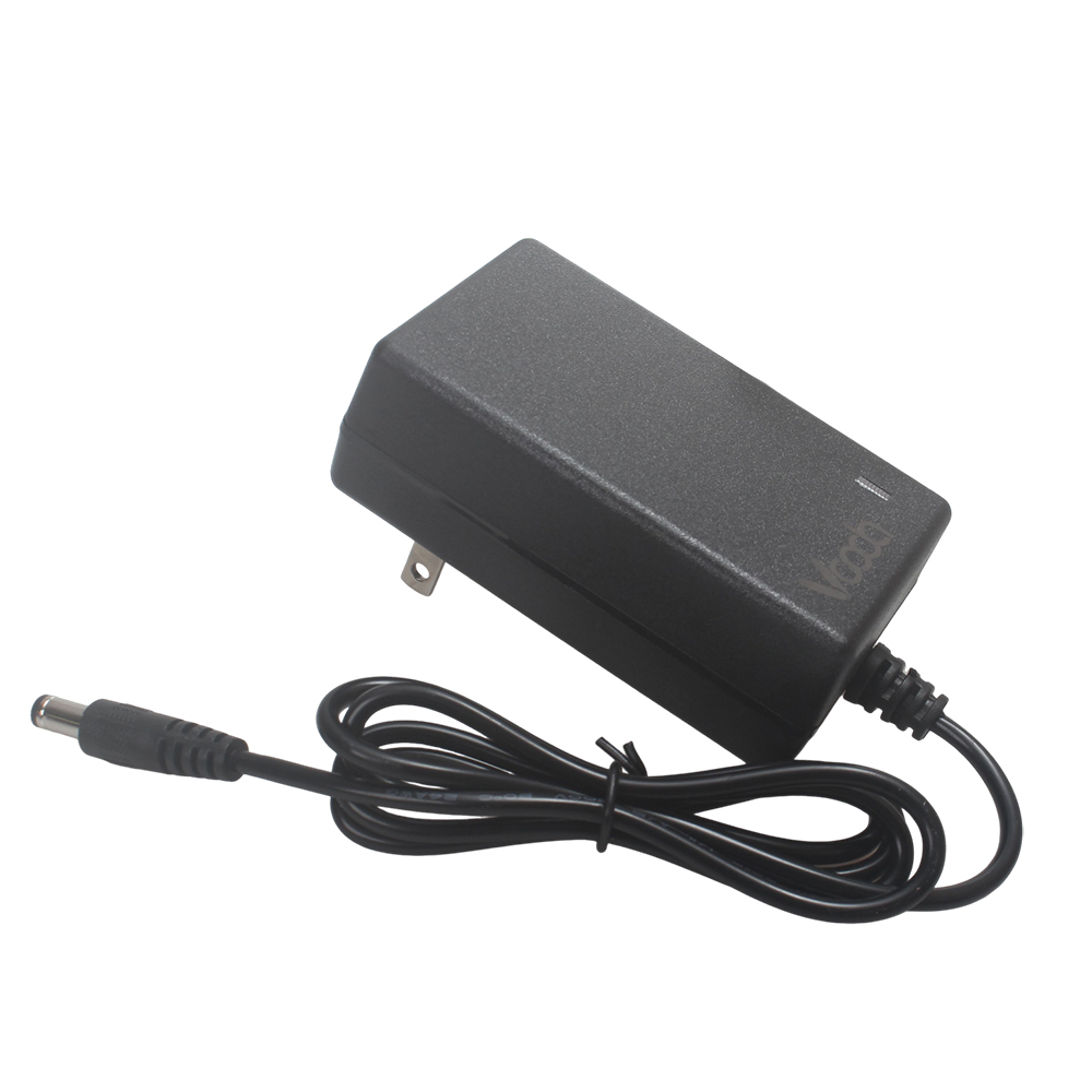 VOODA 12V 3A Power Adapter and 5.5x2.5mm Plug (Fits 5.5x2.1mm), 100-240V 50/60Hz AC to DC 12 Volt 3Amp Power Adapter Transformers for LED Strips, CCTV, Routers