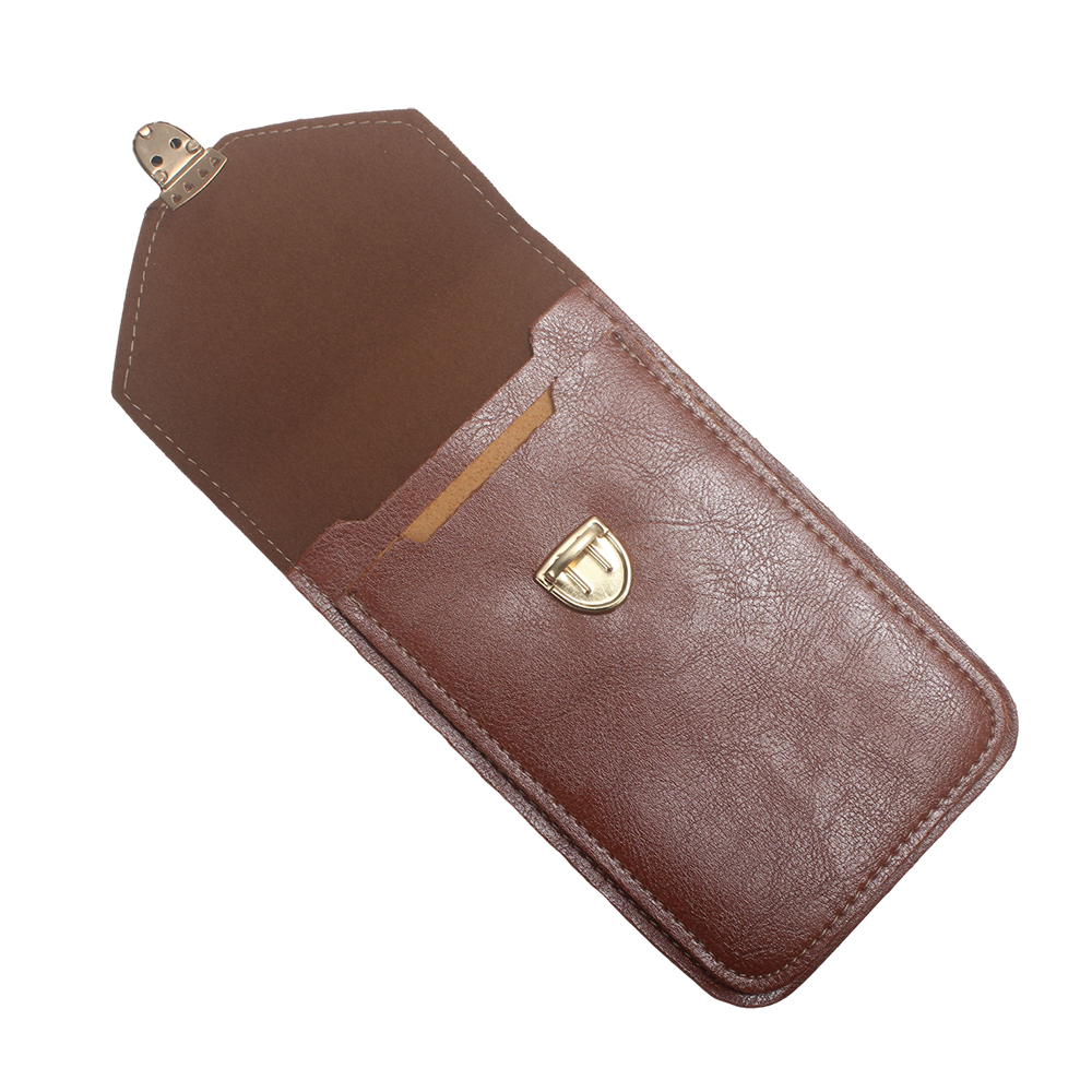 Ranyi Leather Covers for smartphones, Belt Clip Holster Phone Pouch for Outdoor Hiking, Camping & Daily Commute