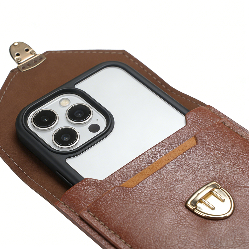 Ranyi Leather Covers for smartphones, Belt Clip Holster Phone Pouch for Outdoor Hiking, Camping & Daily Commute