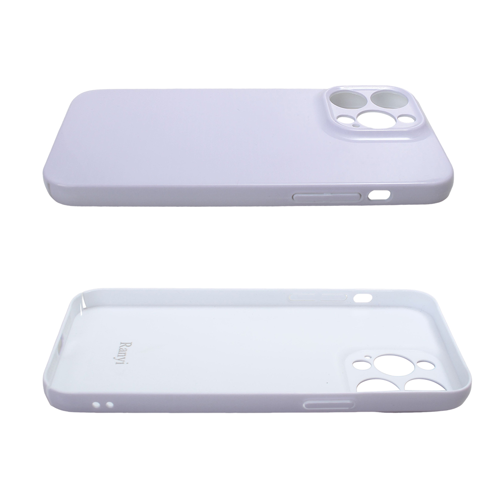 Ranyi Cases for smartphones, Slim Glossy PC Case for iPhone 14 Pro Max, Shockproof Protective Phone Cover for Daily Commute & Office