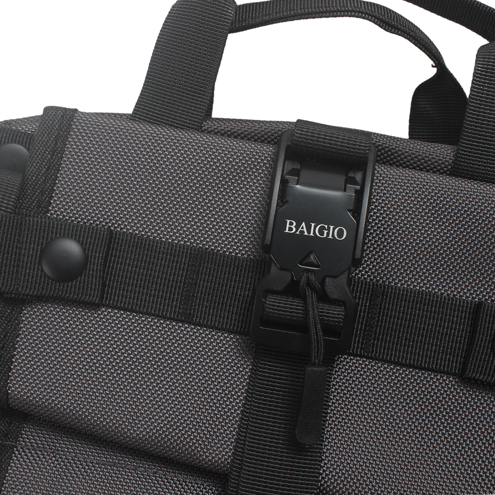 BAIGIO Bags for Sports, 2-in-1 Waist Bag & Crossbody Bag with Adjustable Strap & Quick-Release Buckle, Durable Tactical Fanny Pack for Hiking, Running, Gym and Outdoor Activities