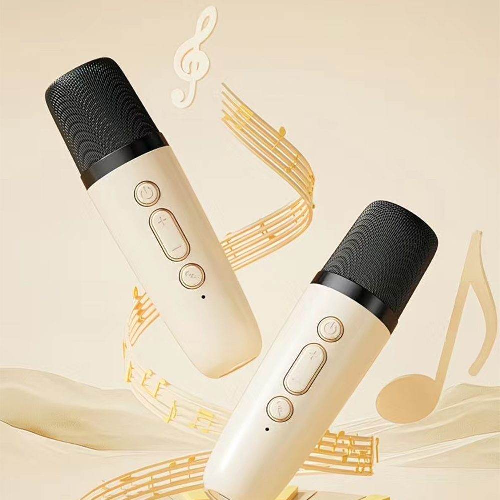 TheElves Wireless Bluetooth Microphones, Portable Handheld Karaoke Mic with Volume Control for Home Party, Birthday Celebration & Outdoor Camping