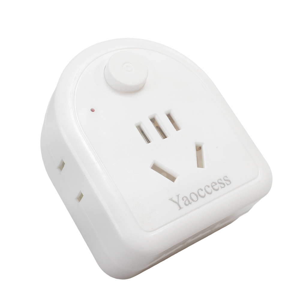 Yaoccess Multi-Function Adapter Plugs with Independent Switch & Indicator,Fully Compatible Conversion Plug for Living Rooms, Kitchens, Studies & Meeting Rooms