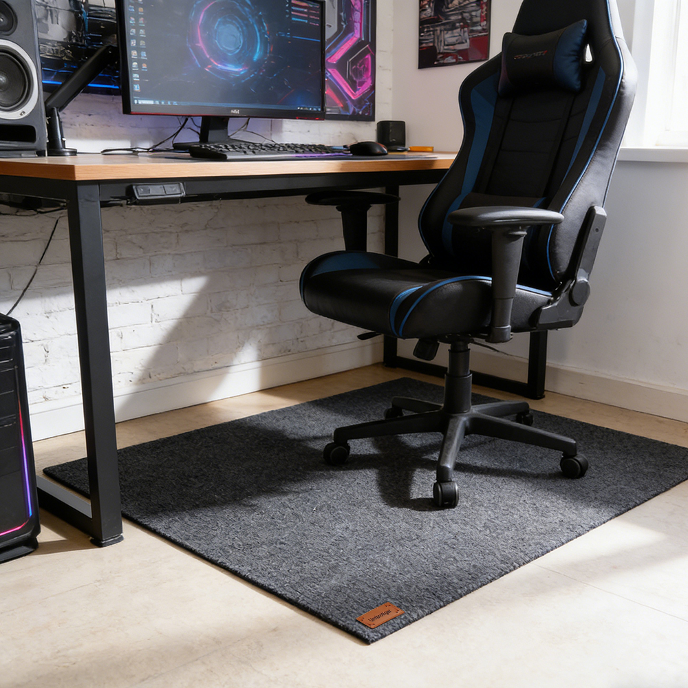 Umbrotiger Sound Absorbing Flooring Underlayment 24x35 Inch - Noise Reducing Floor Mat for Home Theater, Bedroom, Office - Shock Absorbing & Non-Slip Underlay for Hardwood, Laminate Floors