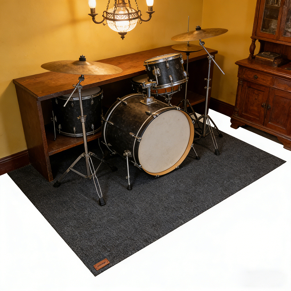 Umbrotiger Sound Absorbing Flooring Underlayment 24x35 Inch - Noise Reducing Floor Mat for Home Theater, Bedroom, Office - Shock Absorbing & Non-Slip Underlay for Hardwood, Laminate Floors