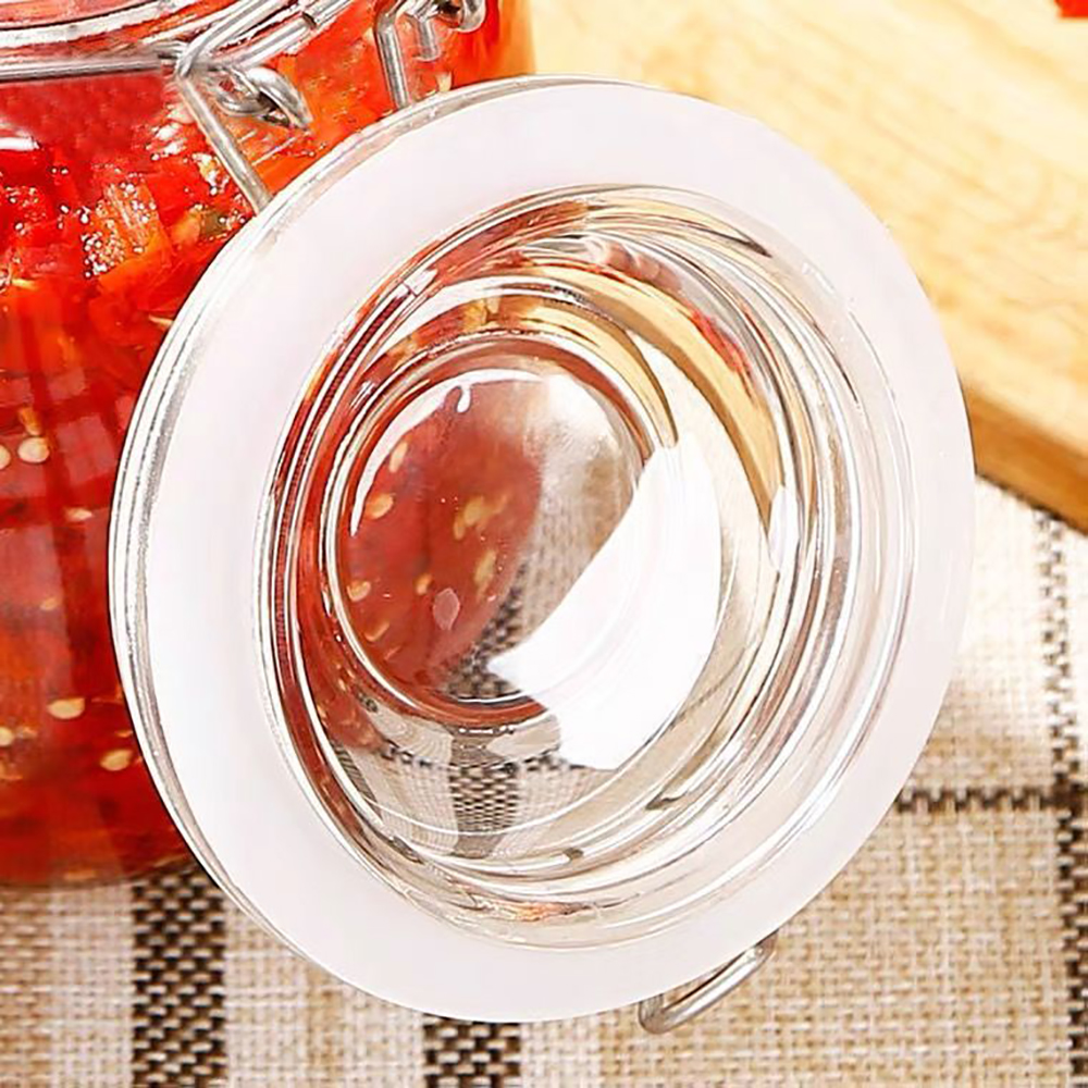 Umbrotiger Rubber Seals for Jars - 3.75Inch Airtight Replacement Gaskets for Mason Jar Lids, Food-Safe Silicone Seals for Canning, Pickling, Jam & Jelly Preservation (Set of 2)