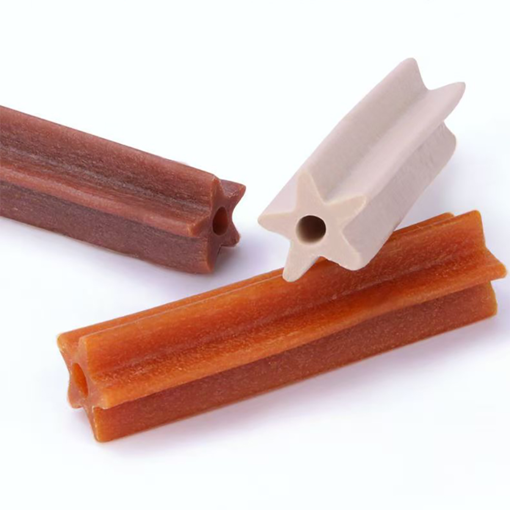 FLIKO Star-Shaped Dog Dental Chews, Edible food for animals for chewing and Teeth Cleaning, Grain-Free Pet Treats for Fresh Breath, Ideal for Daily Oral Hygiene at Home