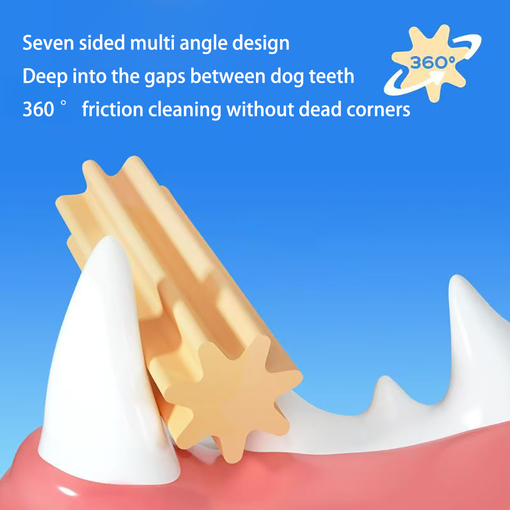 Daphne Mint Milk Beef Flavor Pet Chew Sticks 220g, Edible food for animals for chewing, Daily Teeth Cleaning & Durable Training Treats for Dogs