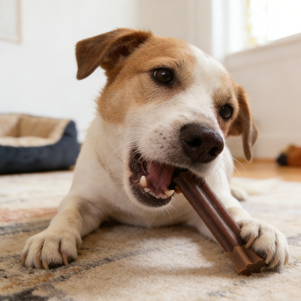 Daphne Mint Milk Beef Flavor Pet Chew Sticks 220g, Edible food for animals for chewing, Daily Teeth Cleaning & Durable Training Treats for Dogs