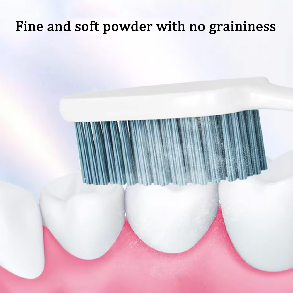 Selmivo 50g Mois tened tooth powder for Teeth Whitening, Natural Stain Remover for Coffee & Smoke, Gentle Daily Oral Care for Brighter Smile