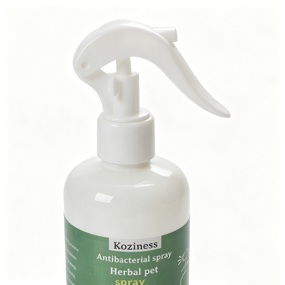 Koziness Gentle Herbal Pet Antibacterial Spray - 10.1oz Non-Toxic Deodorizer for Kittens & Puppies, Effective Antibacterial Spray for Pet Paws, Coats and Sensitive Skin Care