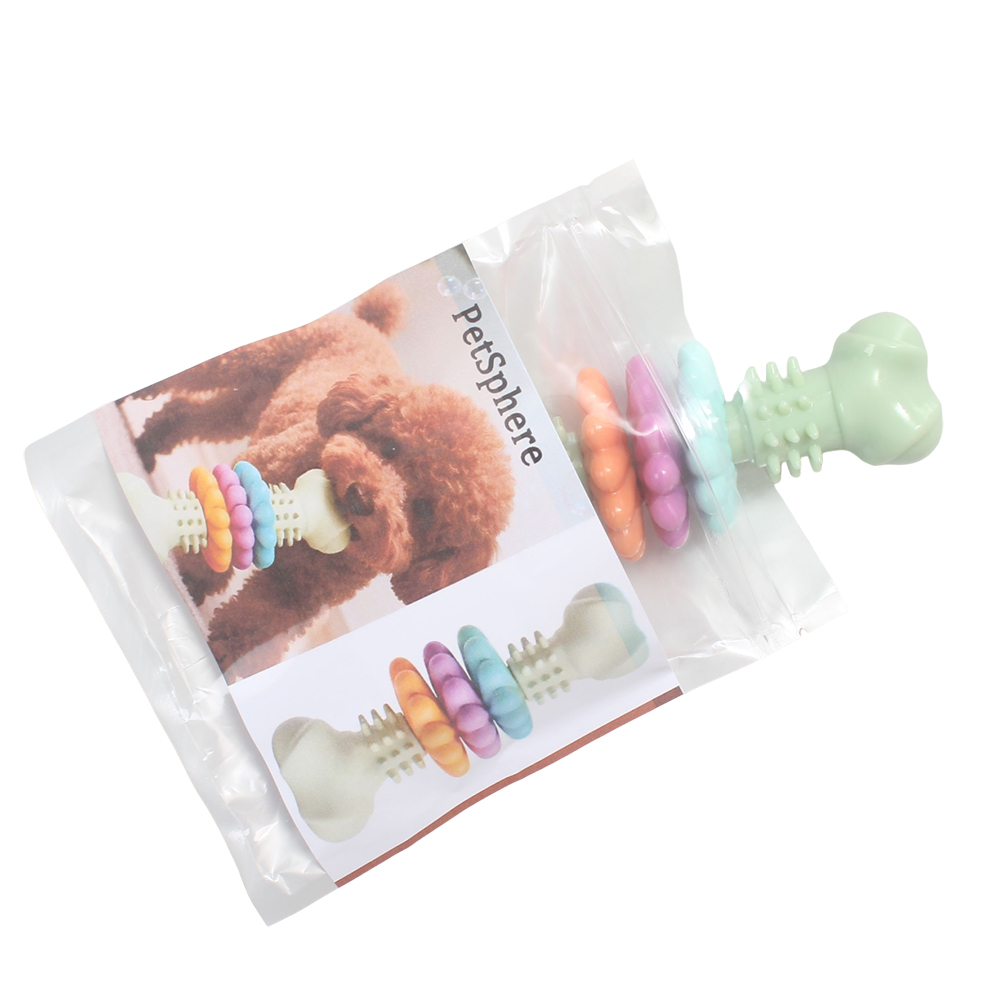 PetSphere Durable Bone-Shaped Chew toys for animals, not edible – Textured Puppy Teething Toy for Dental Cleaning & Gum Health – Perfect for Daily Indoor Play and Crate Training.