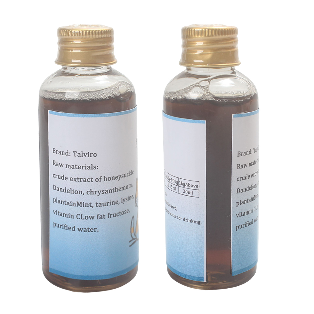 Talviro Pet Clear Tea Drink, 60ml Refreshing Beverages for animals, Herbal Liquid Supplement for Dogs and Cats, Perfect for Summer Heat Relief and Outdoor Travel.