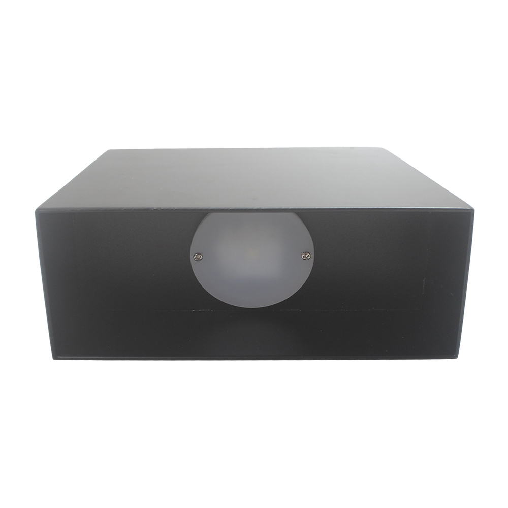 AUTVIVID Modern LED (light emitting diode) lighting fixtures, IP65 Waterproof Outdoor Wall Sconce for Garden, Porch and Patio, Matte Black Aluminum Exterior Wall Lamp