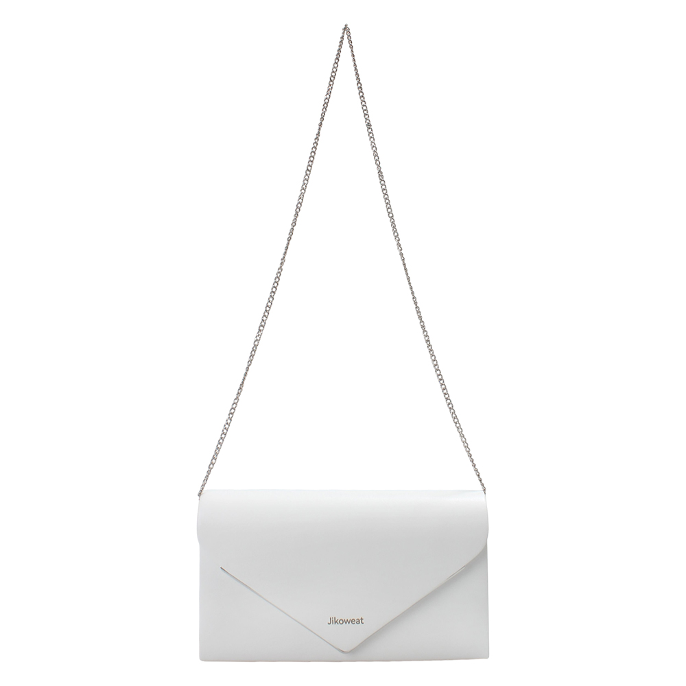 Jikoweat Women's Evening Bags Envelope Clutch Bag with Removable Chain Strap - Elegant Formal Purse for Wedding, Prom, and Cocktail Party