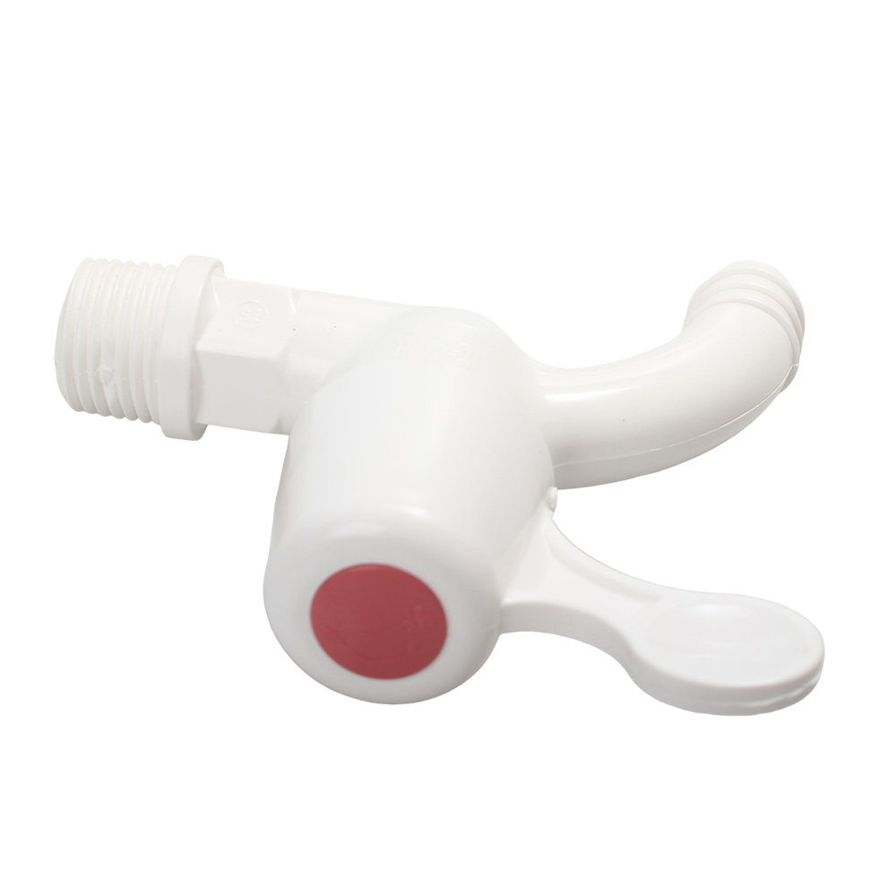 VEHHE Universal Replacement Plastic Taps - Easy Installation White Faucet for Indoor and Outdoor Household Water Control