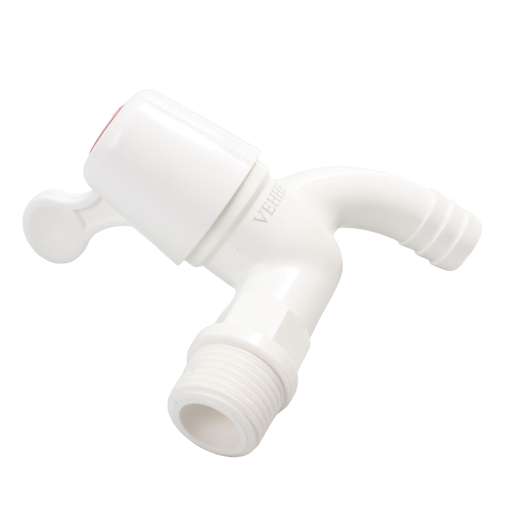 VEHHE Universal Replacement Plastic Taps - Easy Installation White Faucet for Indoor and Outdoor Household Water Control