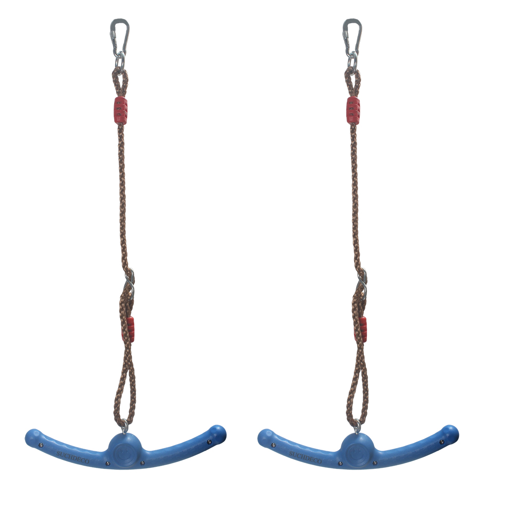 SUCHDECO Heavy Duty Kids Trapeze Swing with 360 Degree Rotation Swivel and Carabiner, Indoor & Outdoor Playground equipment - swing sets for Home Gym, Playground and Backyard Play