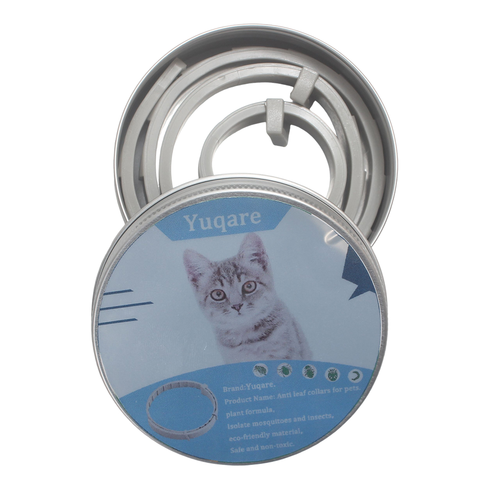 Yuqare Natural Anti-flea collars for pets, Eco-Friendly & Non-Toxic Insect Repellent for Kittens and Puppies, Safe Plant-Based Formula for Indoor Playing and Sleeping