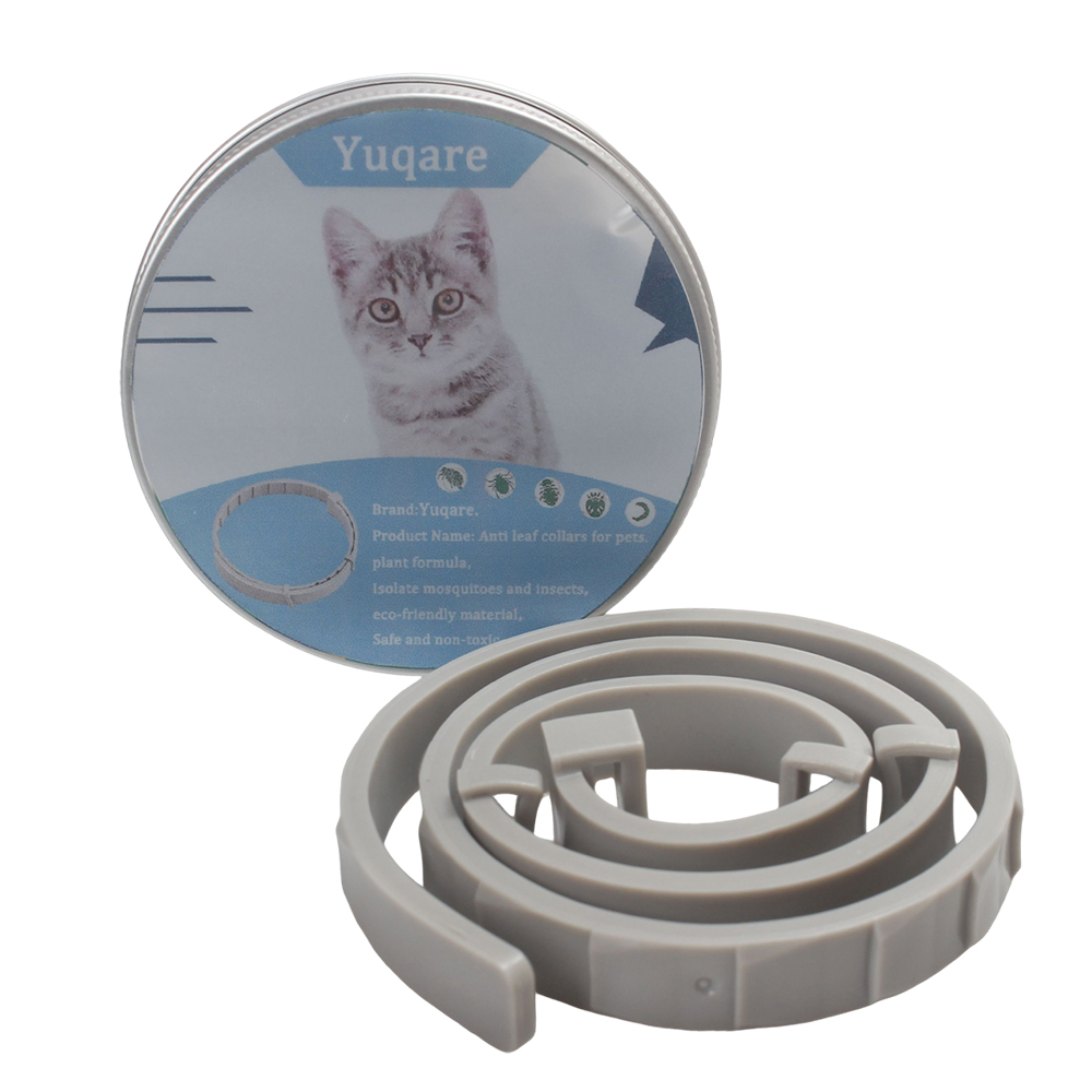 Yuqare Natural Anti-flea collars for pets, Eco-Friendly & Non-Toxic Insect Repellent for Kittens and Puppies, Safe Plant-Based Formula for Indoor Playing and Sleeping