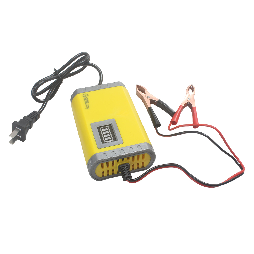 Gomarty 12V Trickle Chargers for electric batteries, Battery Maintainer for Long-term Storage & Winter Maintenance, Perfect for Car, Motorcycle, ATV, Boat, and Lawn Equipment, Plug and Play.