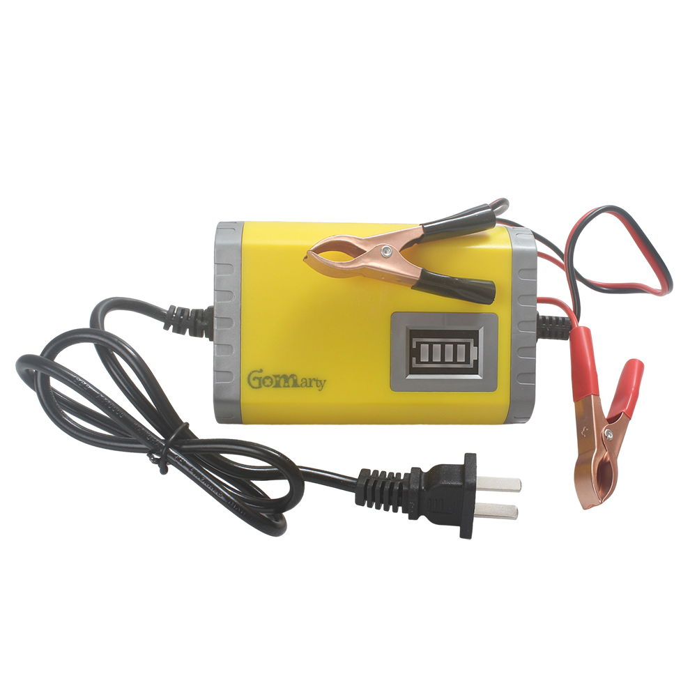 Gomarty 12V Trickle Chargers for electric batteries, Battery Maintainer for Long-term Storage & Winter Maintenance, Perfect for Car, Motorcycle, ATV, Boat, and Lawn Equipment, Plug and Play.